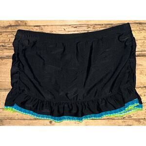 Athleta Woman’s Sombra/Black Swim Skirt Size M EUC